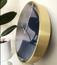 Nextime Wandklok - 34 cm - Vintage 'Essential Gold'