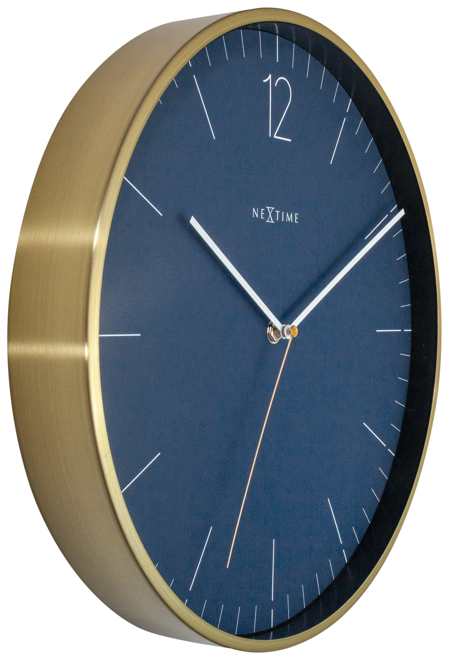 Nextime Wandklok - 34 cm - Vintage 'Essential Gold'