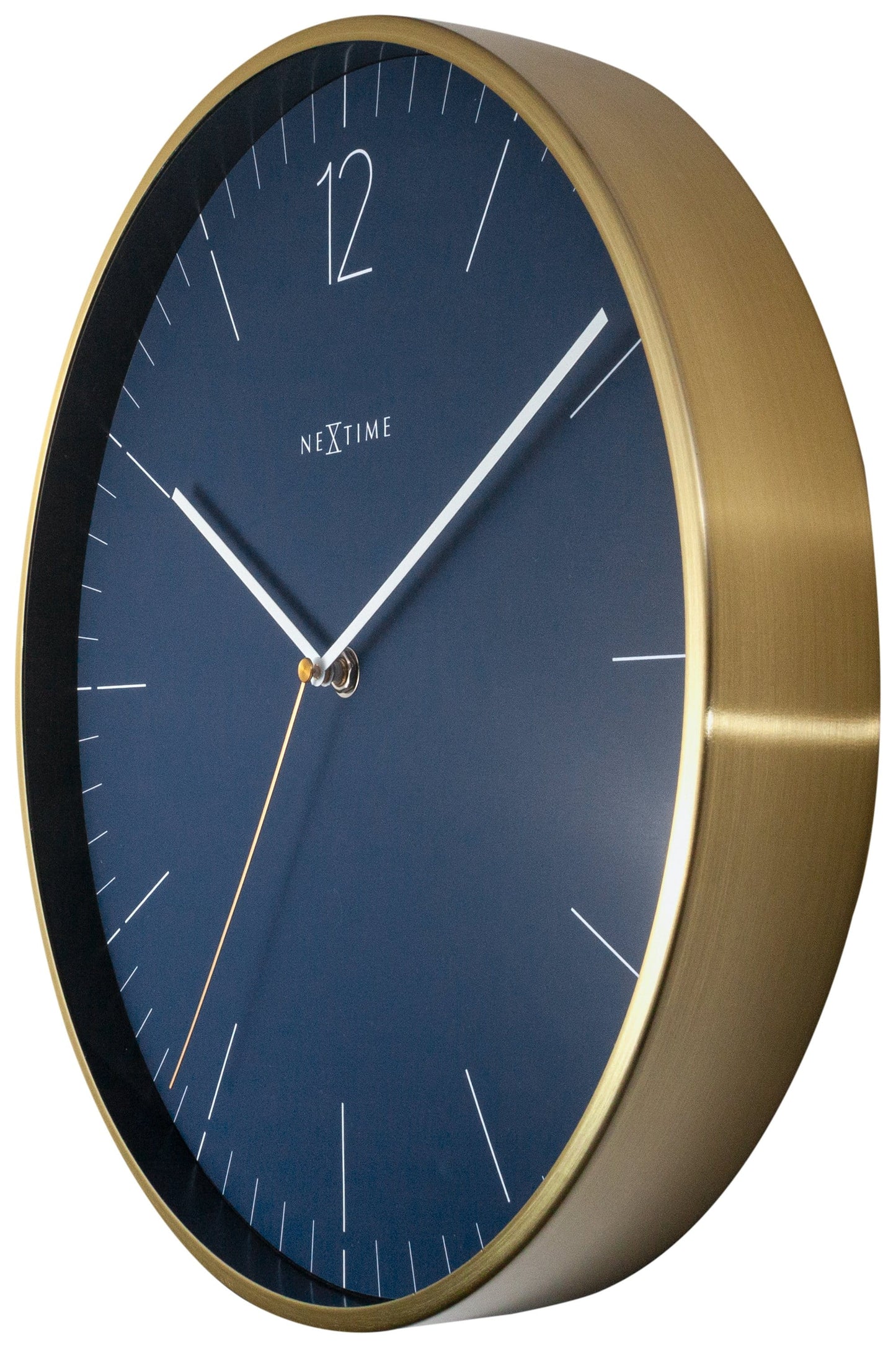 Nextime Wandklok - 34 cm - Vintage 'Essential Gold'