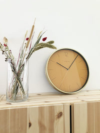 Nextime Wandklok - 34 cm - Vintage 'Essential Gold'