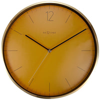 Nextime Wandklok - 34 cm - Vintage 'Essential Gold'