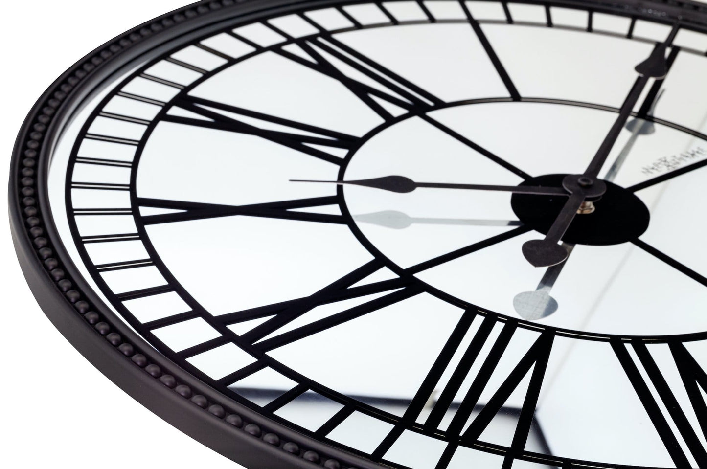 NeXtime Wandklok - 56 cm - Spiegel - 'Cleopatra-spiegel'