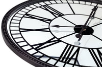 NeXtime Wandklok - 56 cm - Spiegel - 'Cleopatra-spiegel'