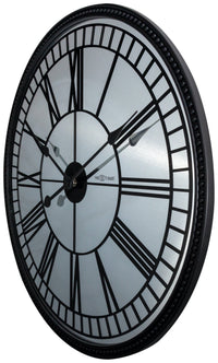 NeXtime Wandklok - 56 cm - Spiegel - 'Cleopatra-spiegel'