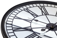 NeXtime Wandklok - 56 cm - Spiegel - 'Cleopatra-spiegel'