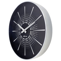 Nextime Wandklok 40 cm - Stil - Metaal - "Excentric"