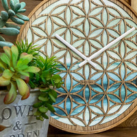 NeXtime Wandklok 40 cm - Geruisloos - Groen - Hout - "Concord"