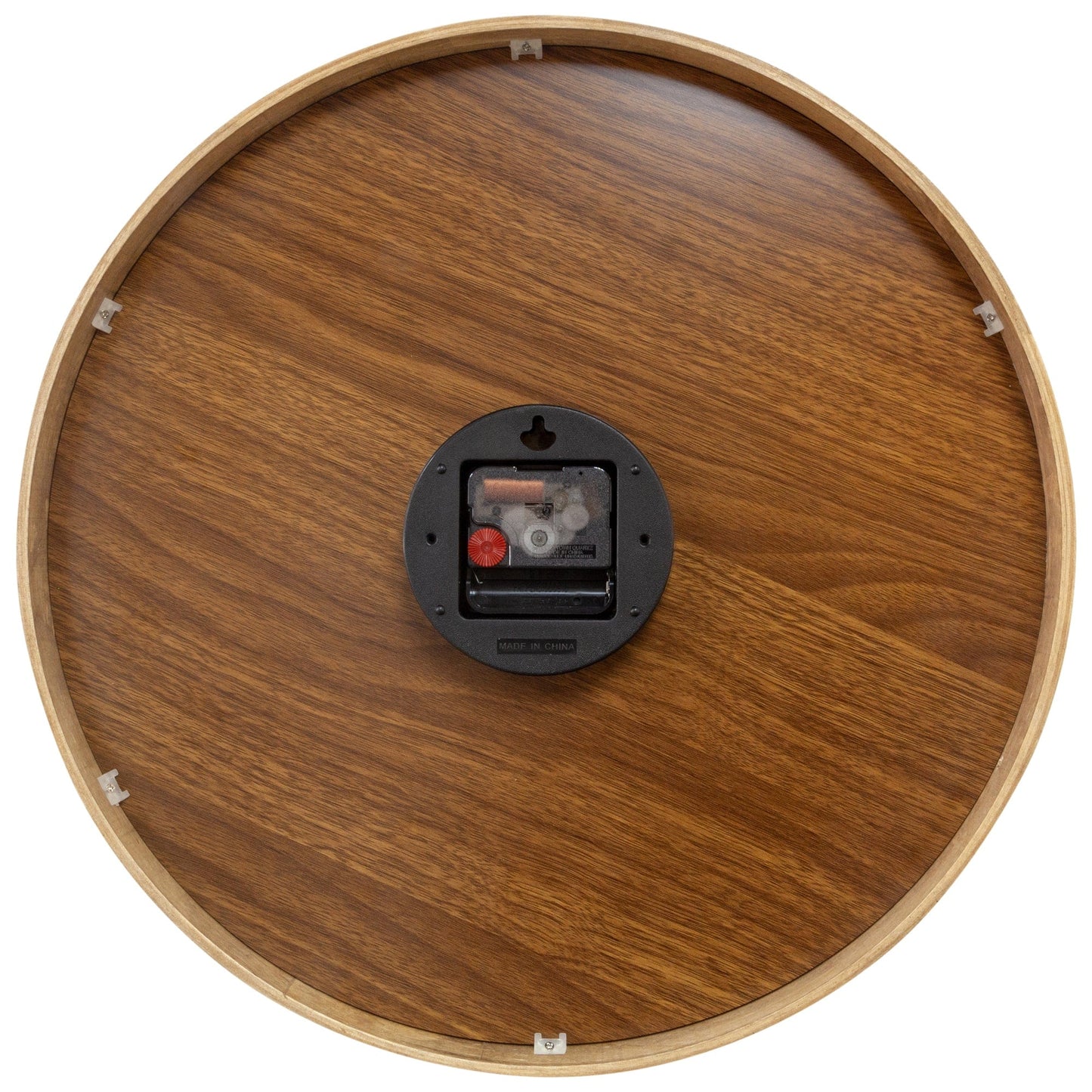 NeXtime Wandklok 40 cm - Geruisloos - Groen - Hout - "Concord"