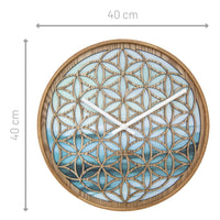 NeXtime Wandklok 40 cm - Geruisloos - Groen - Hout - "Concord"