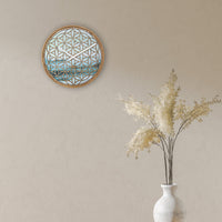 NeXtime Wandklok 40 cm - Geruisloos - Groen - Hout - "Concord"