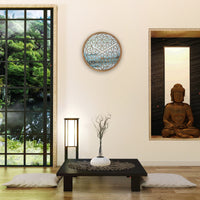 NeXtime Wandklok 40 cm - Geruisloos - Groen - Hout - "Concord"