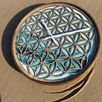 NeXtime Wandklok 40 cm - Geruisloos - Groen - Hout - "Concord"