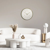 NeXtime Galaxy Large wandklok 77 cm wit