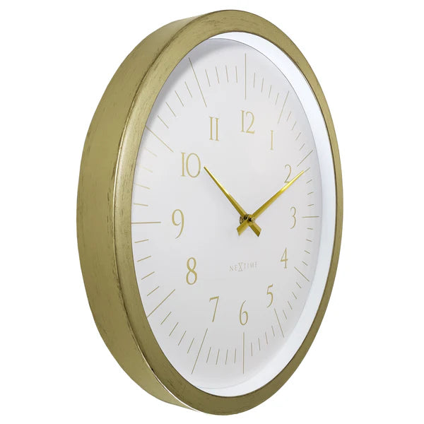 NeXtime Galaxy wandklok 40 cm wit