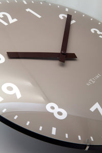 Wandklok 35 cm met koepelglas - geruisloos - glas - NeXtime 'Duomo'