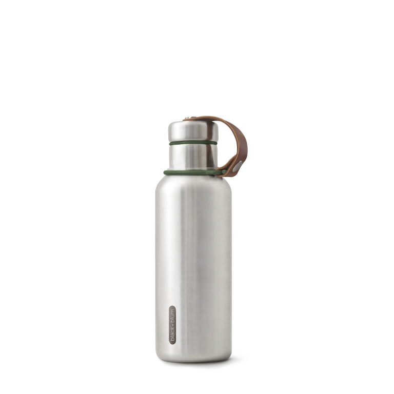 Black+Blum Geïsoleerde Waterfles - Thermosfles - 0.5Ltr - Olijfgroen