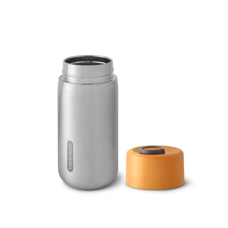 Black+Blum Insulated Travel Mug - Thermos Mug - 0.34L - Orange