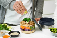 Black+Blum Glazen Lunchkom - Ø140mm - Grijs sfeer