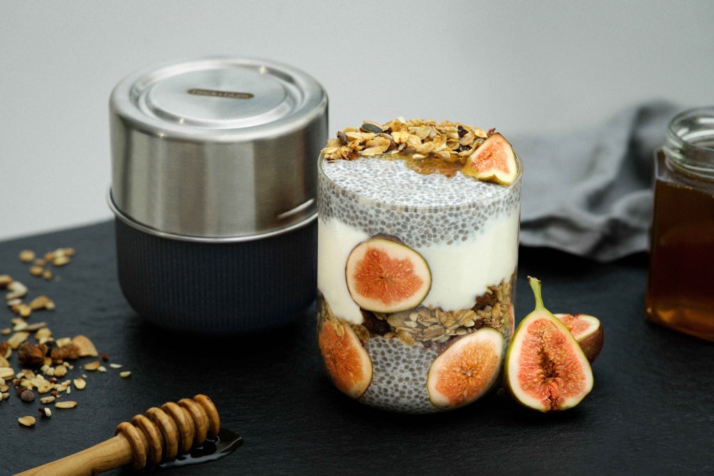 Black+Blum Glazen Lunchpot - Ø95mm - Grijs