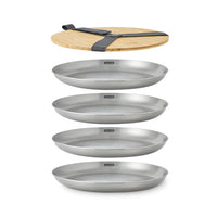 Black+Blum RVS-borden - set van 4