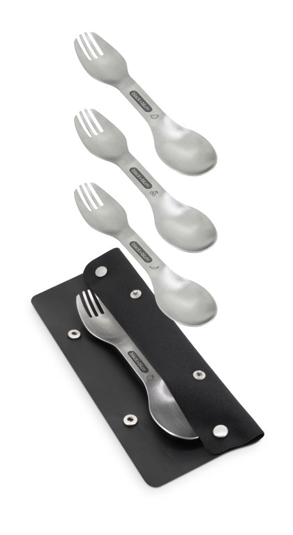 Black+Blum spork van roestvrij staal, set van 4