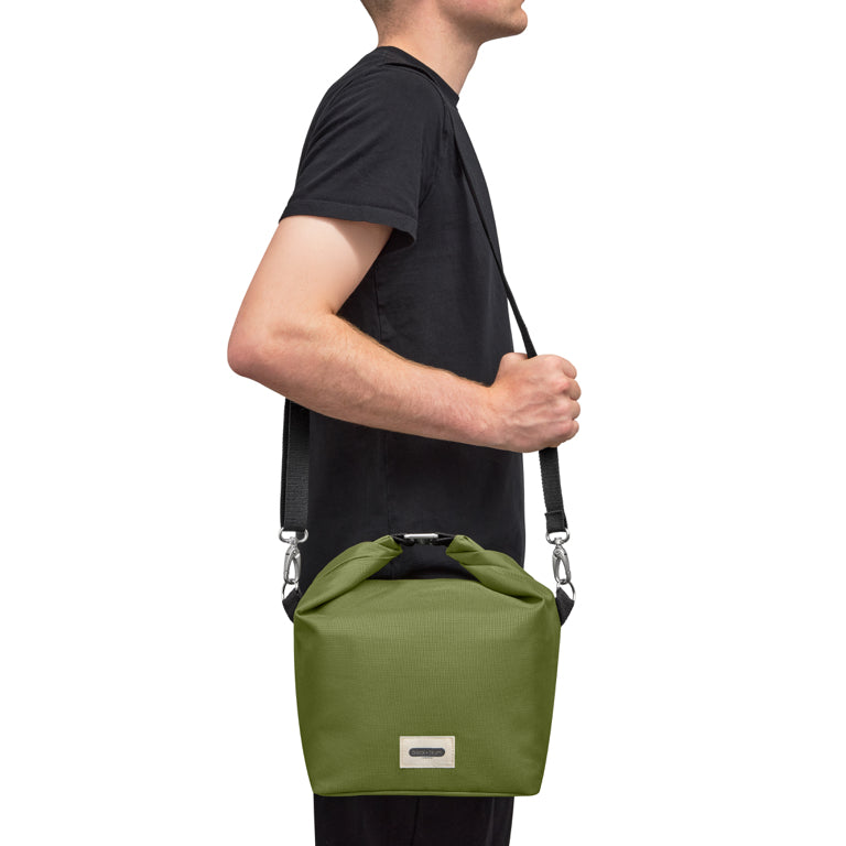 Black+Blum Grote lunchtas - 380x170x350mm - mosgroen