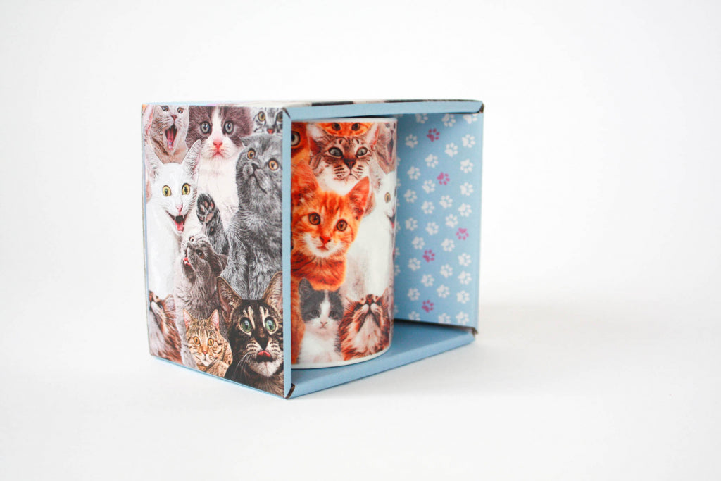 Gift Republic Mok - Gekke Kattenvrouw