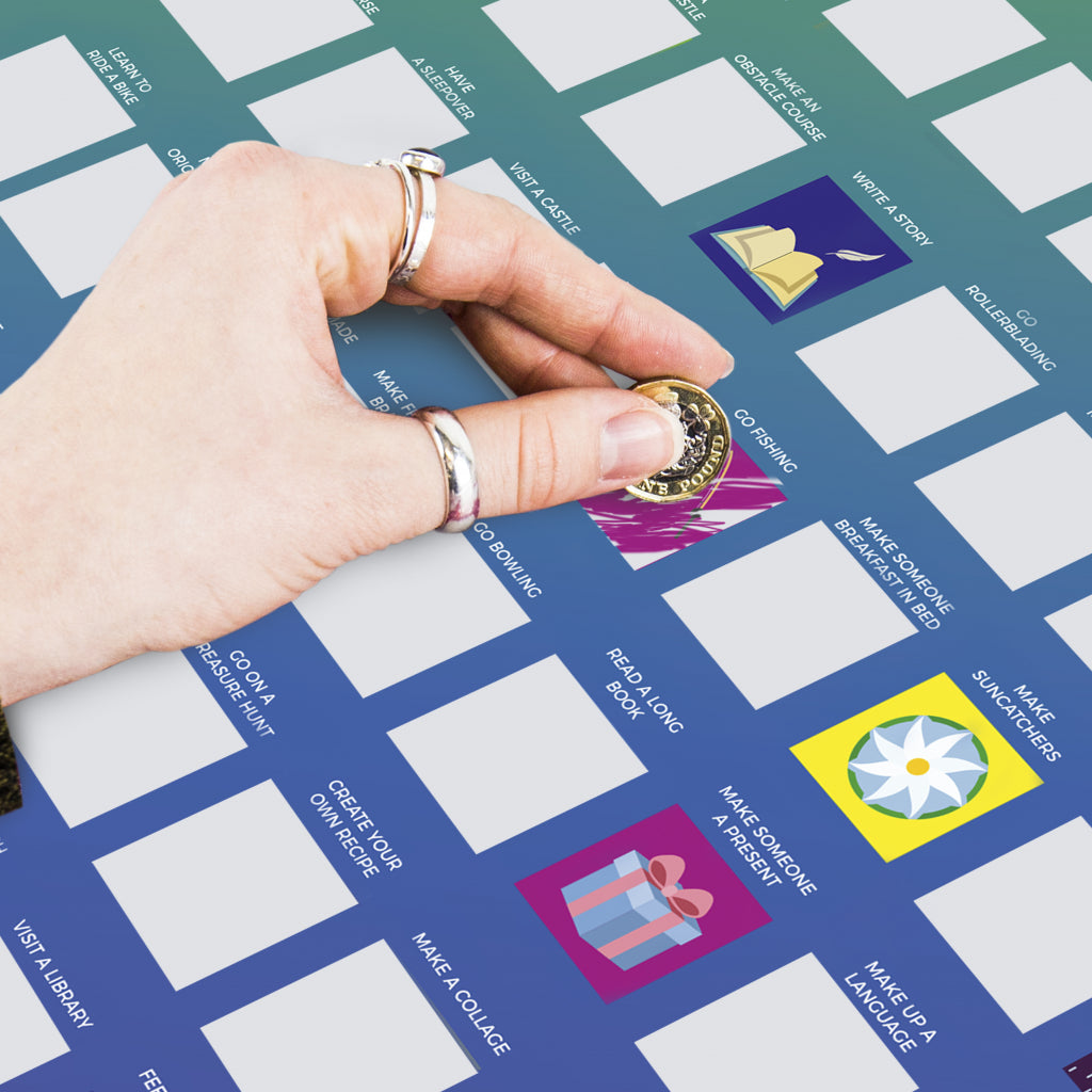 Gift Republic Krasposter - 100 Kinderactiviteiten