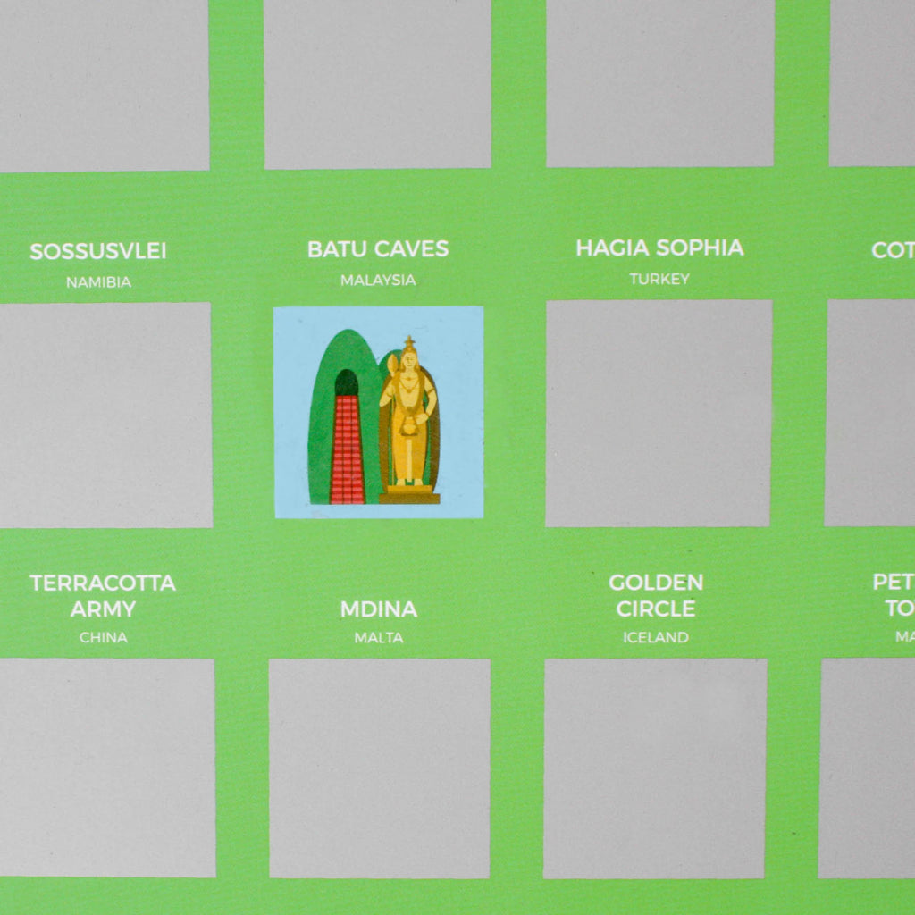 Gift Republic Scratch Poster - 100 Places