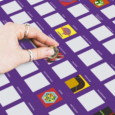 Gift Republic Scratch Poster - 100 Board Games