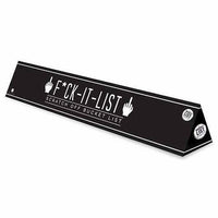 Gift Republic Krasposter - 100 F*ck-it-lijst