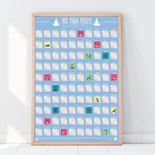 Gift Republic Krasposter - 100 Yoga Poses