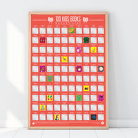 Gift Republic Scratch Poster - 100 Children's Books