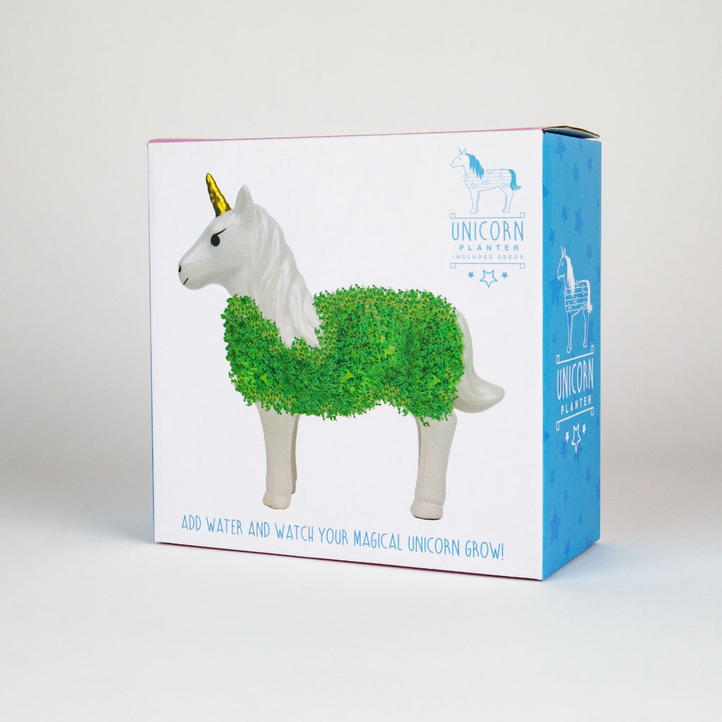 Gift Republic Planter with Chia Seeds - Unicorn