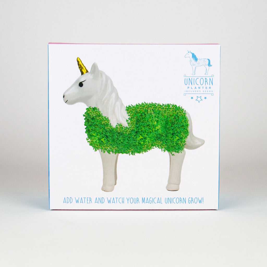 Gift Republic Planter with Chia Seeds - Unicorn