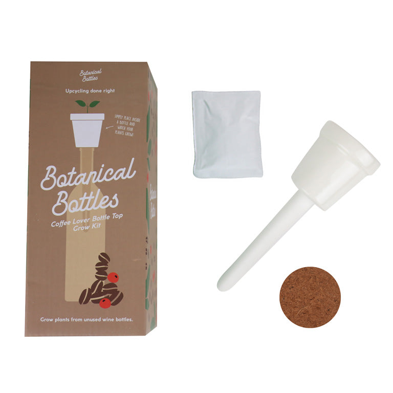Gift Republic Botanical Bottles Kweekset - Koffie