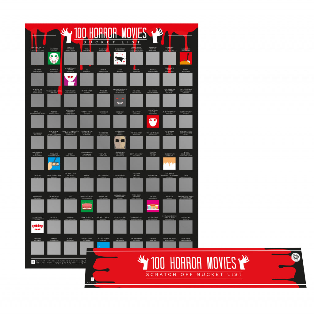 Gift Republic Krasposter - 100 Horror Films