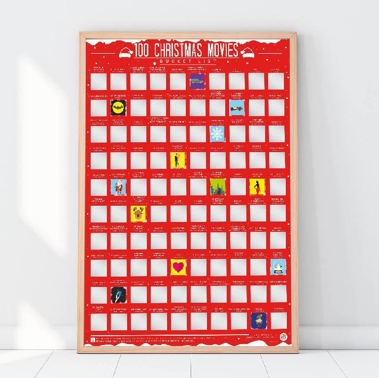 Gift Republic Krasposter - 100 Kerstfilms