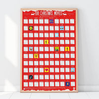 Gift Republic Krasposter - 100 Kerstfilms