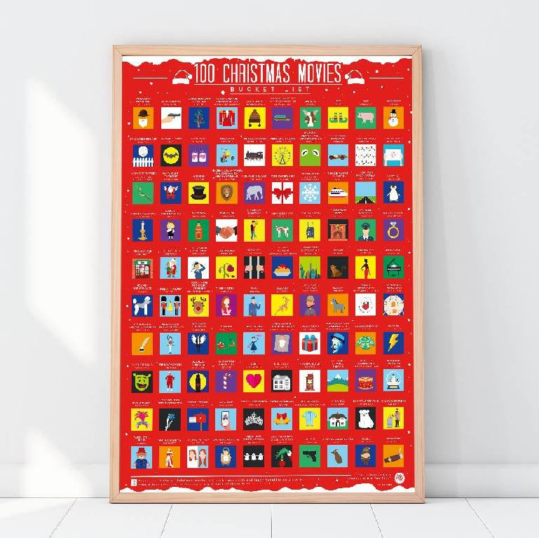 Gift Republic Krasposter - 100 Kerstfilms