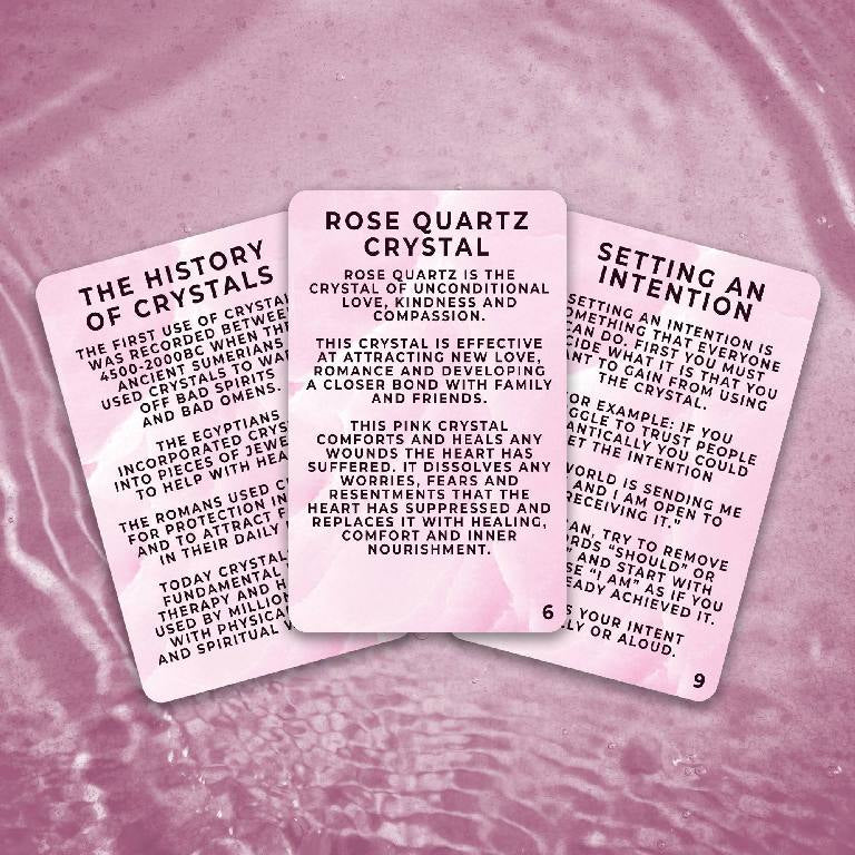 Gift Republic Kristall-Set Liebeskristall