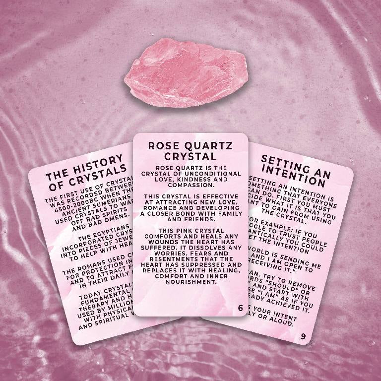 Gift Republic Kristall-Set Liebeskristall