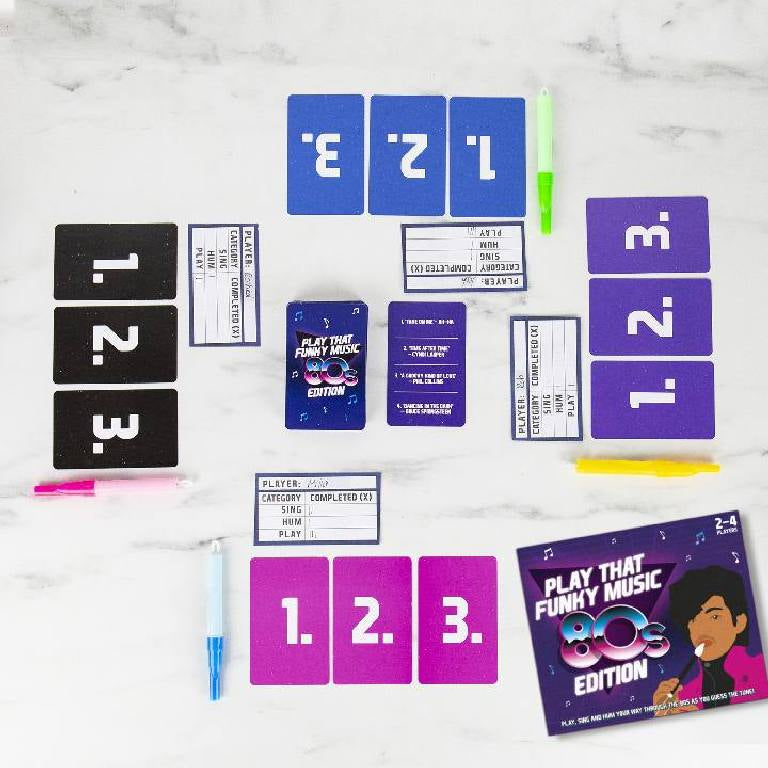 Gift Republic Kartenspiel – Play that Funky Music 80s Edition