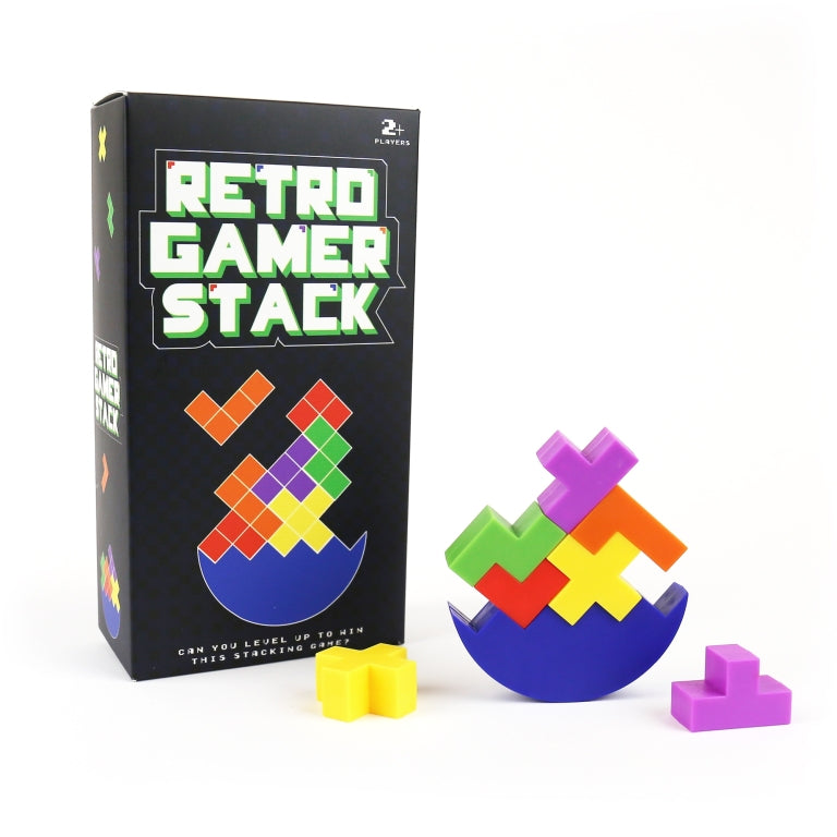 Gift Republic Stapelspiel - Retro Gamer Stack