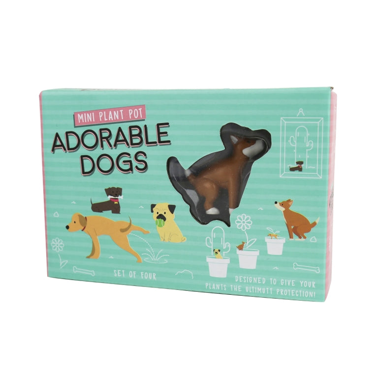 Gift Republic Plantenpot decoratie - Schattige Honden