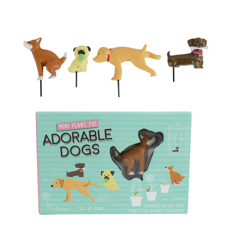 Gift Republic Plantenpot decoratie - Schattige Honden