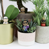 Gift Republic Plantenpot decoratie - Rap Legends