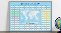 Gift Republic Krasposter - Wereldverkenner
