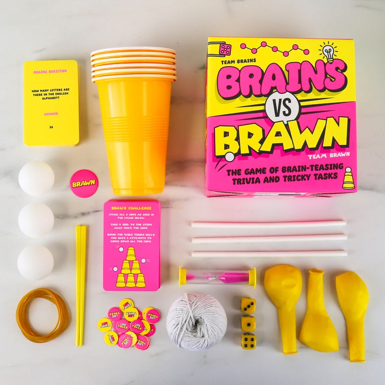 Gift Republic Kartenspiel – Brains vs. Brawn