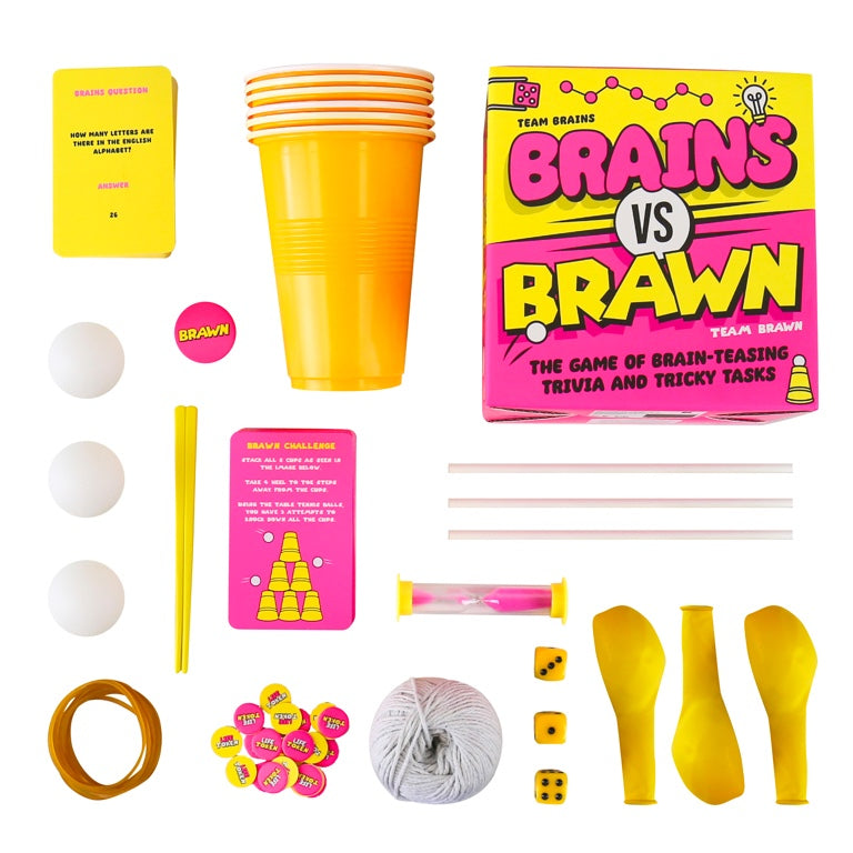 Gift Republic Kartenspiel – Brains vs. Brawn